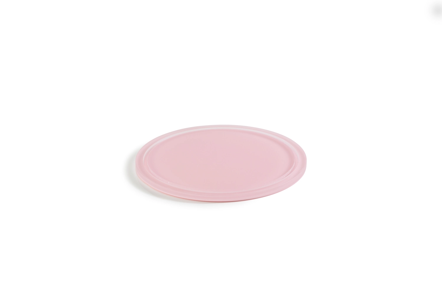 PLATEAU ROND AVEC RAINURE POUR CLOCHE