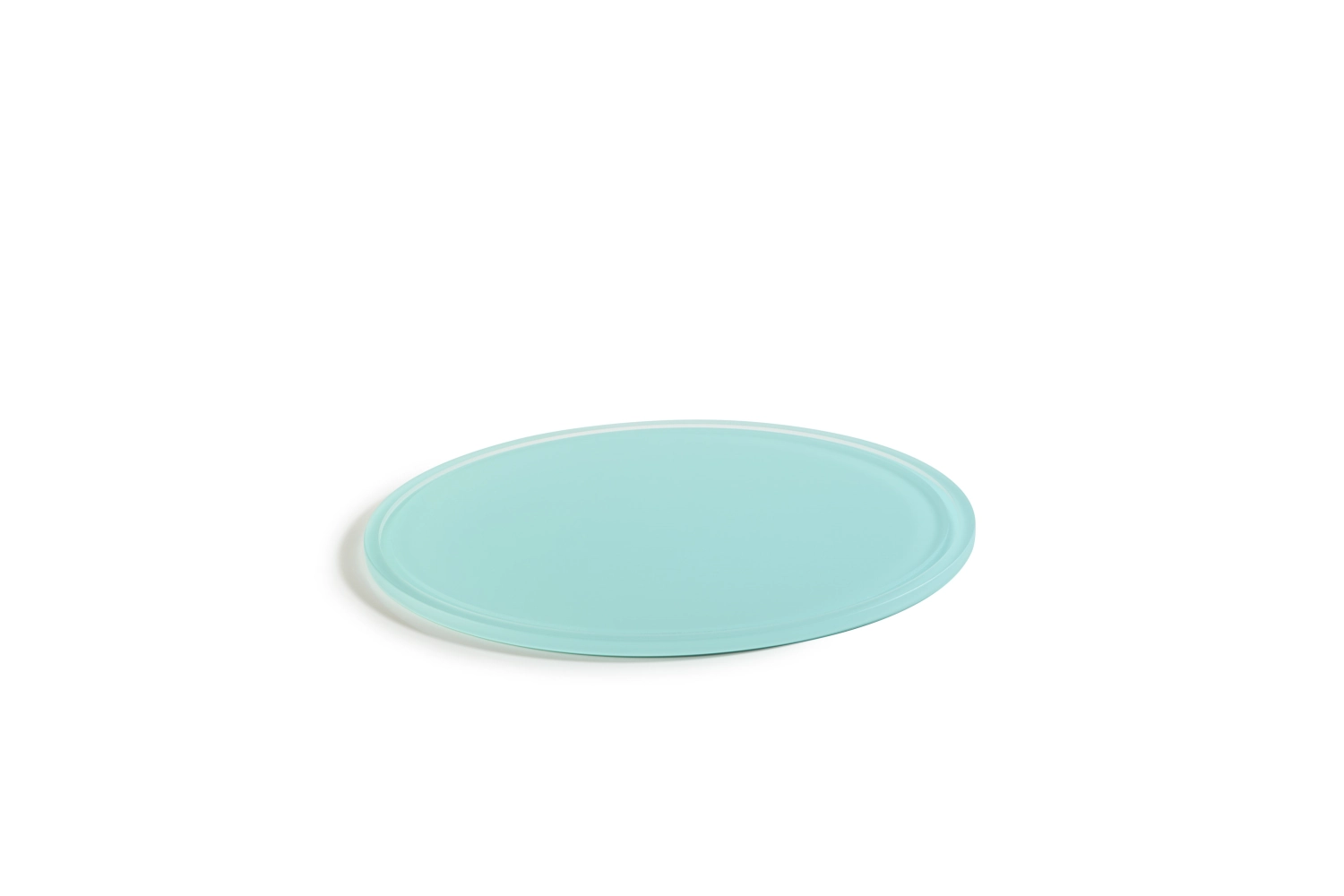 PLATEAU ROND AVEC RAINURE POUR CLOCHE