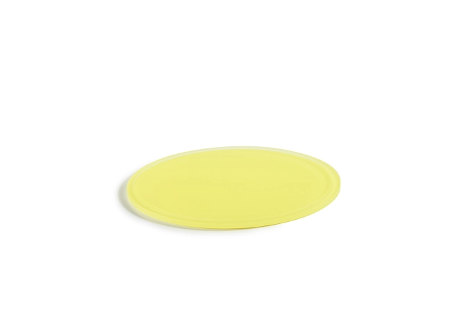 PLATEAU ROND AVEC RAINURE POUR CLOCHE