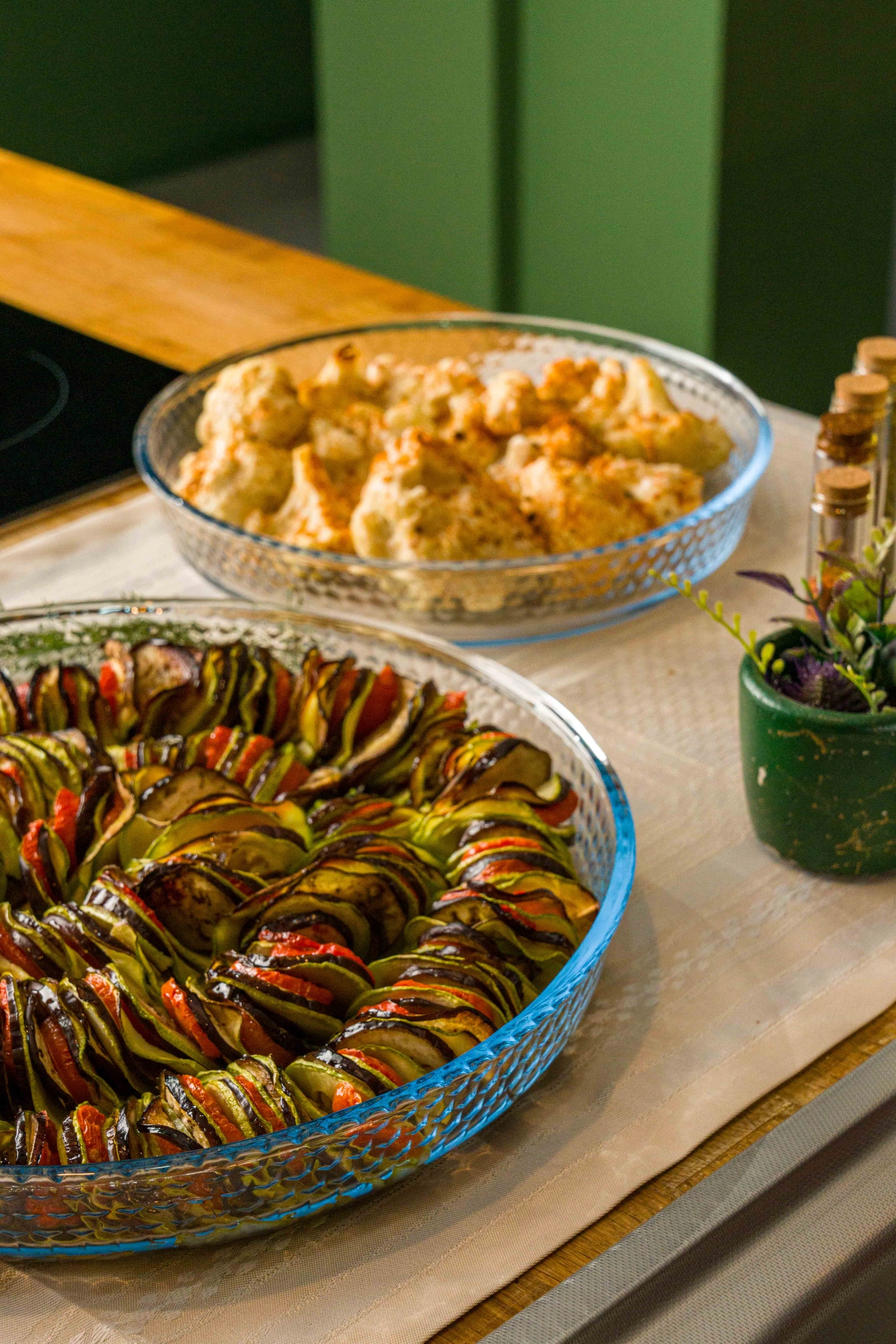 Plat à four rond avec gaufrage 32cm