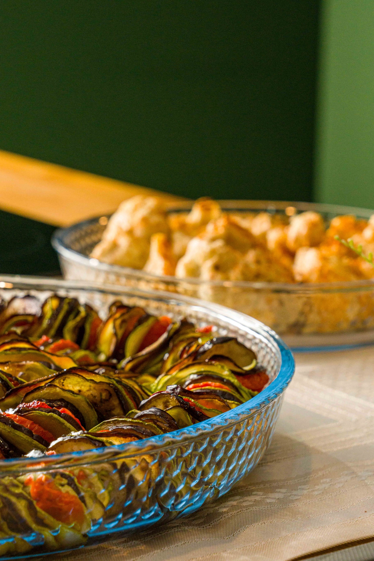 Plat à four rond avec gaufrage 32cm