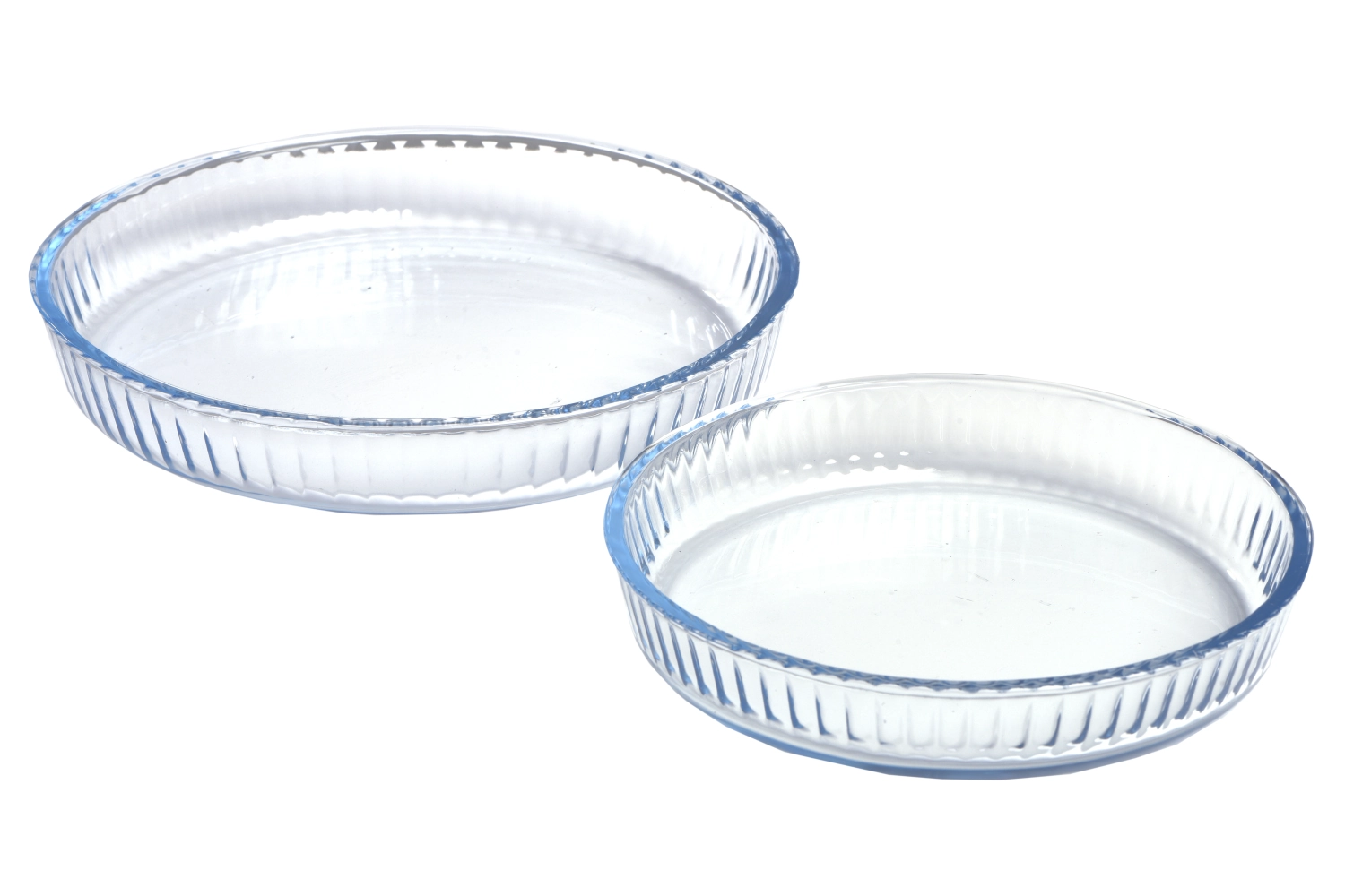 2er Set Auflaufform mit Prägung