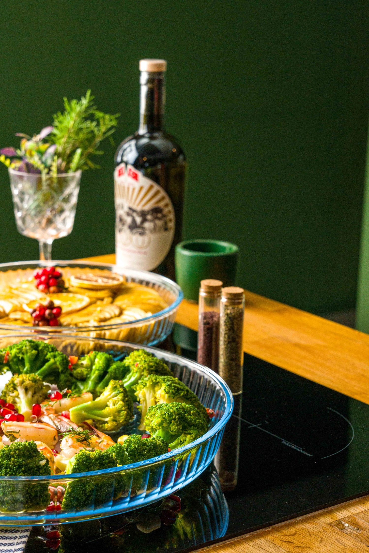 2er Set Auflaufform mit Prägung