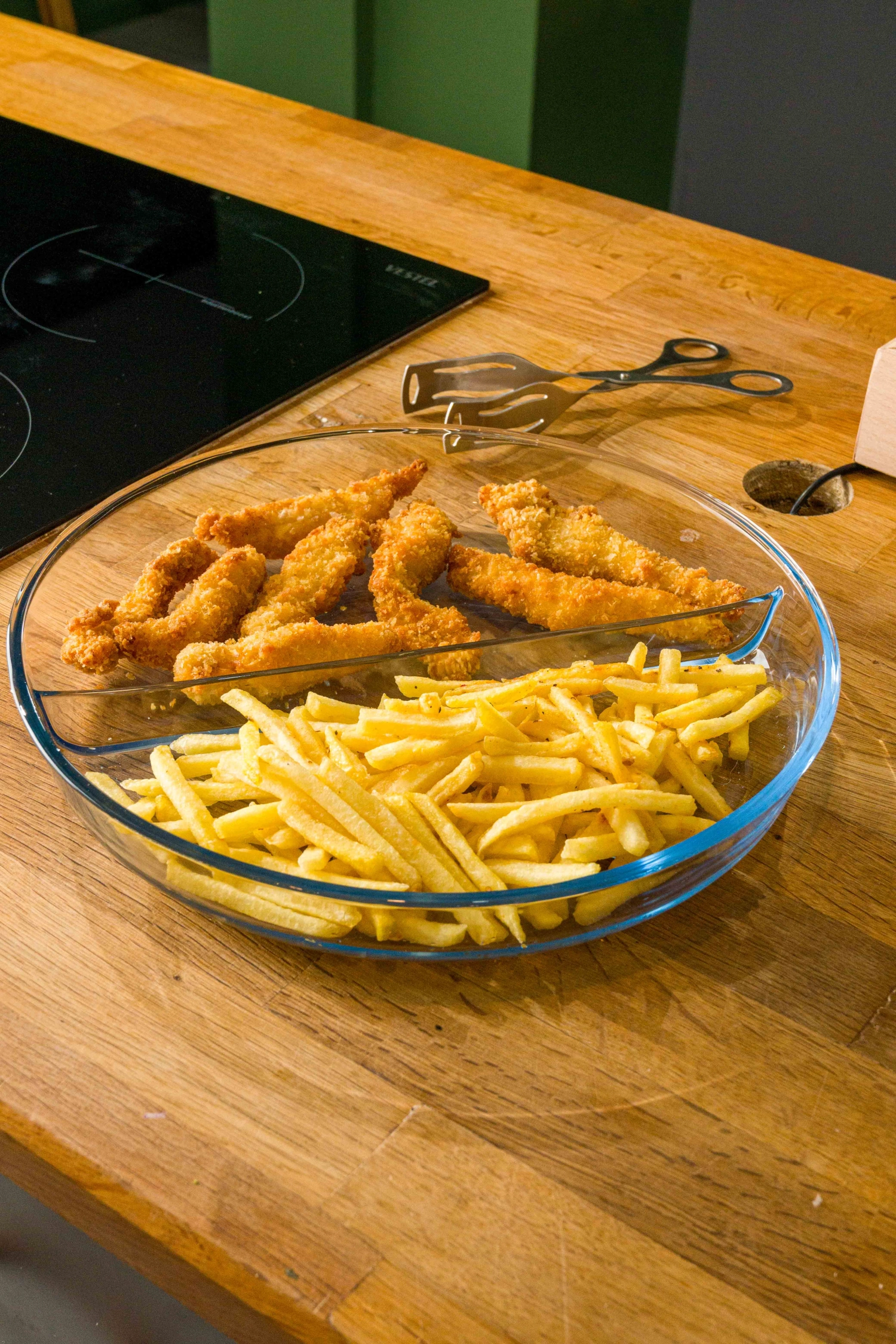 Auflaufform mit Unterteilung