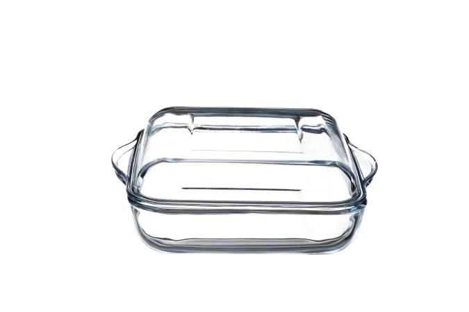 Plat à gratin avec couvercle carré 23.8x21.2cm