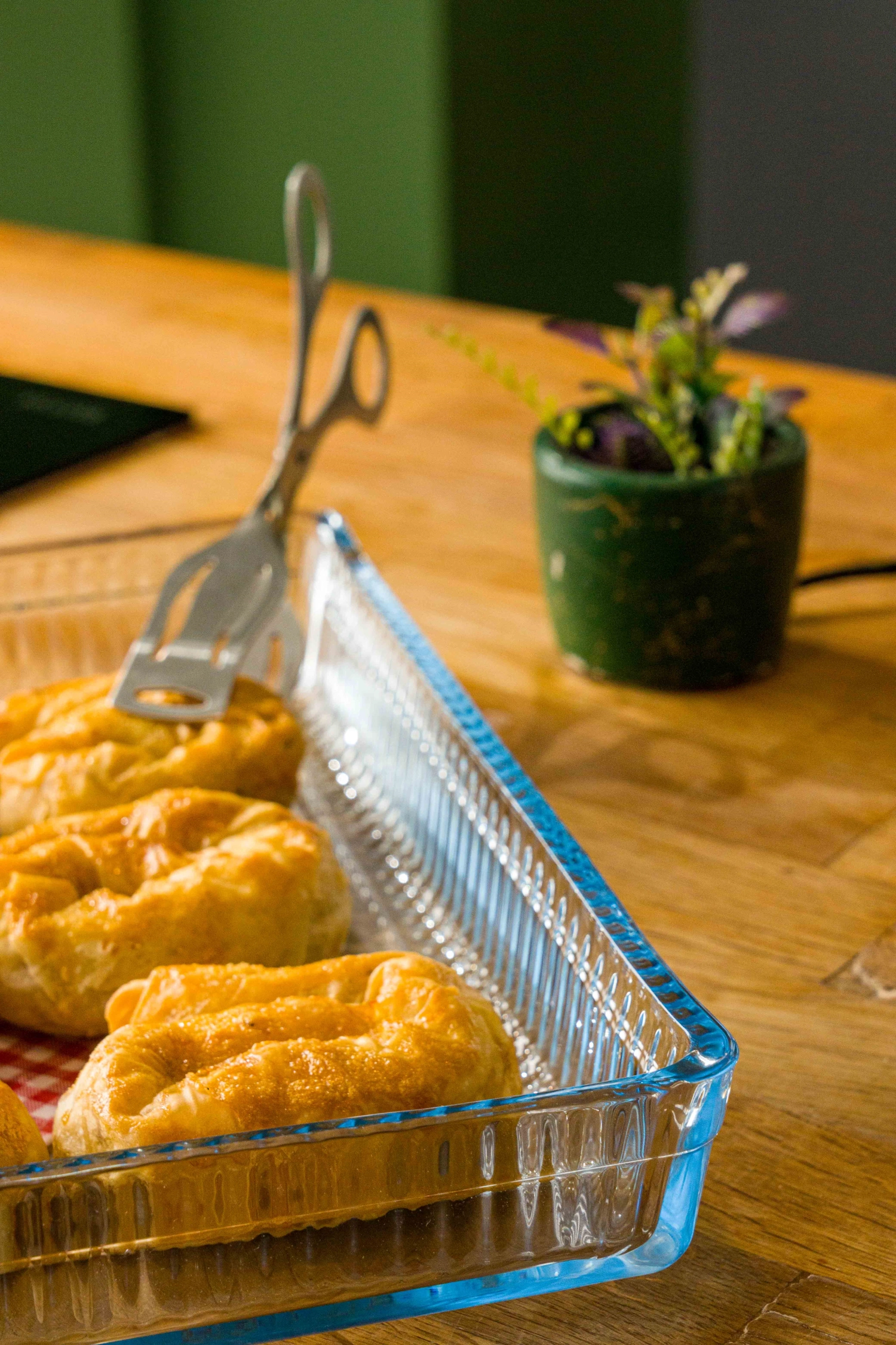 Auflaufform mit Prägung