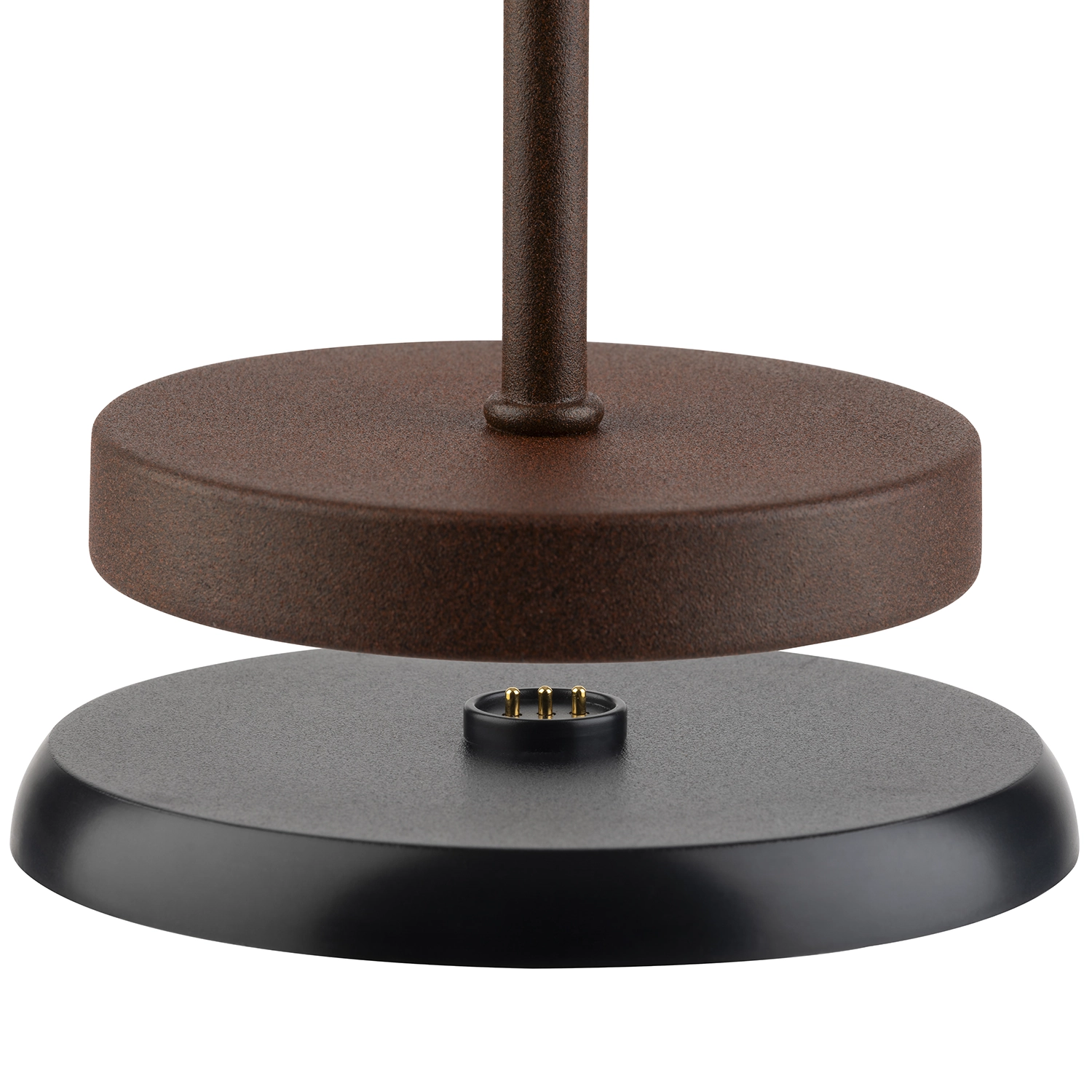 Lampe de table Merle Mini D9cm H25cm couleur rouille