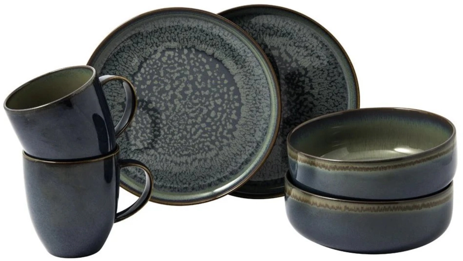 6tlg. Crafted Breeze Frühstücks Set