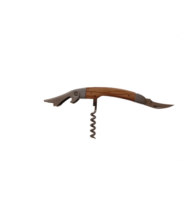 Flaschenöffner Olivenholz