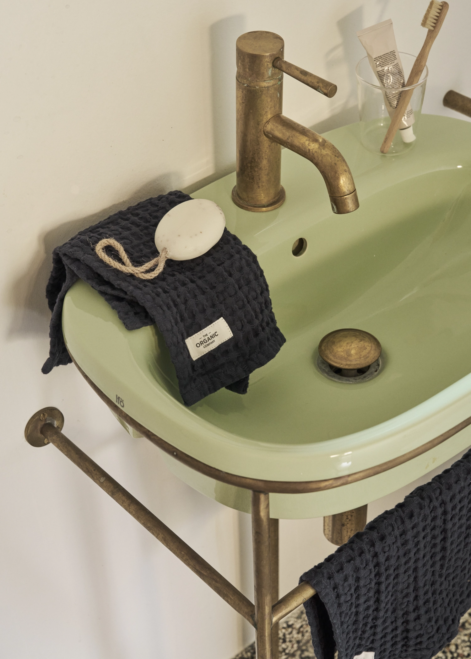 Big Waffle set de 3 gants de toilette