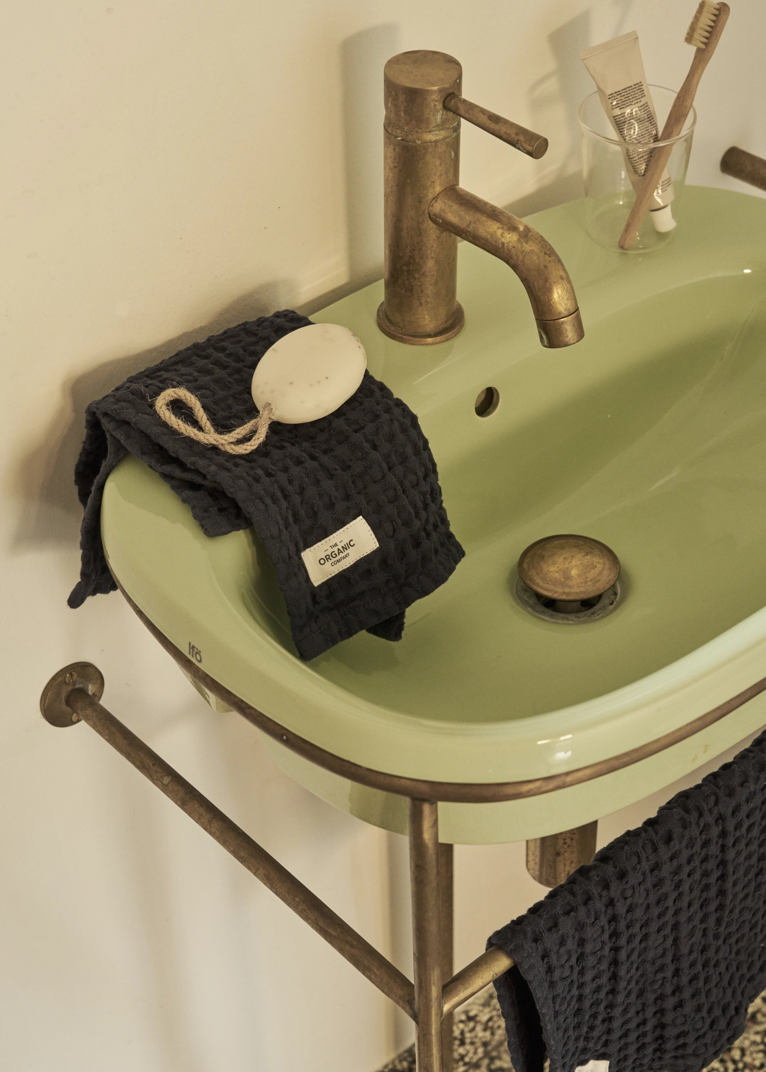 Big Waffle set de 3 gants de toilette