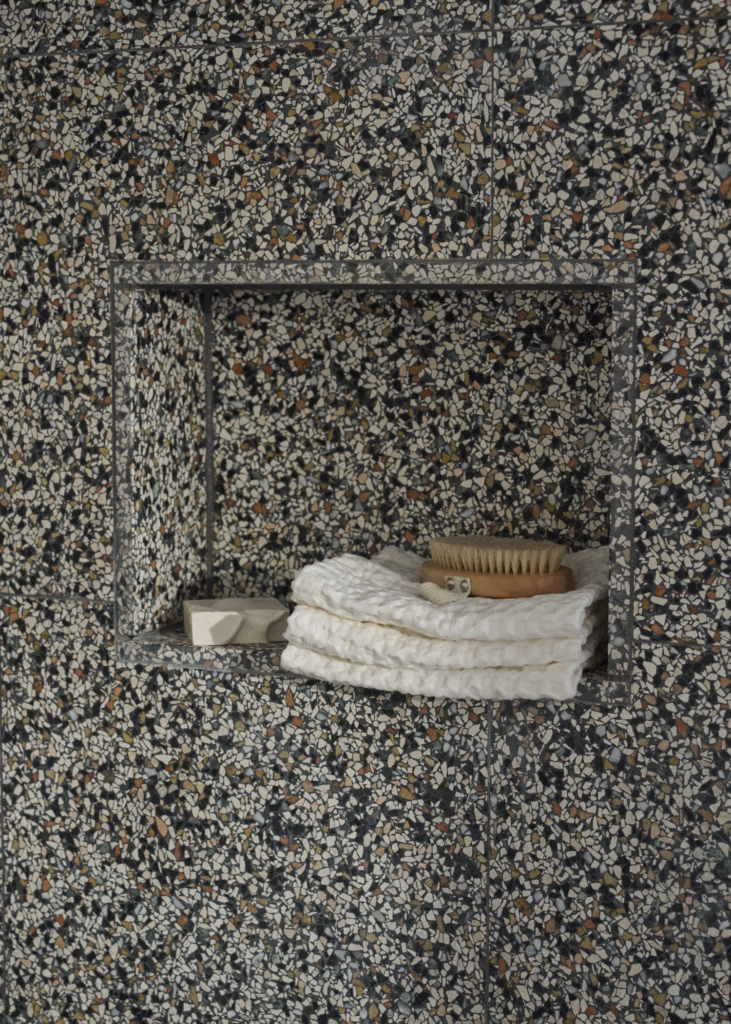 Big Waffle set de 3 gants de toilette