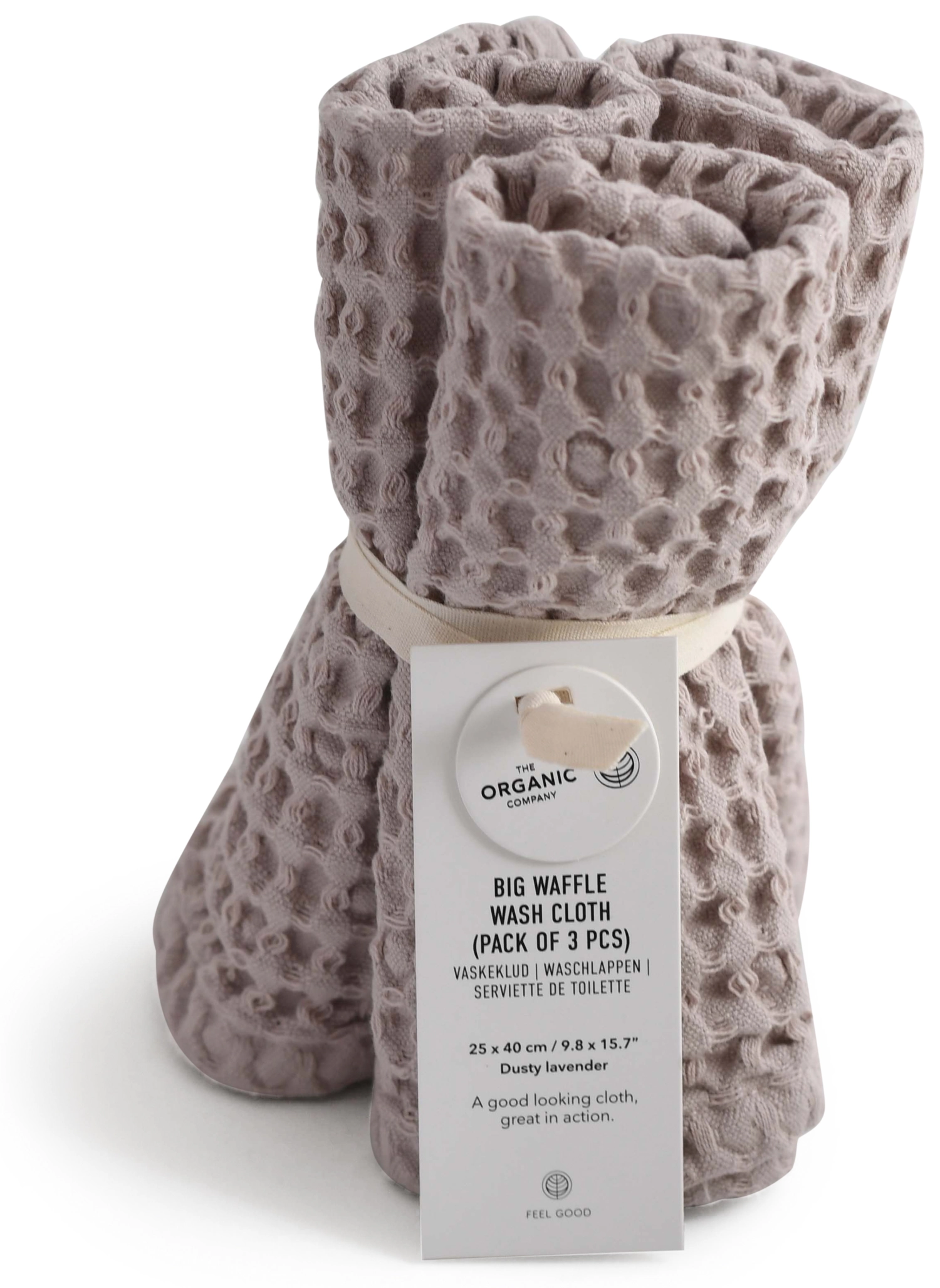 Big Waffle set de 3 gants de toilette