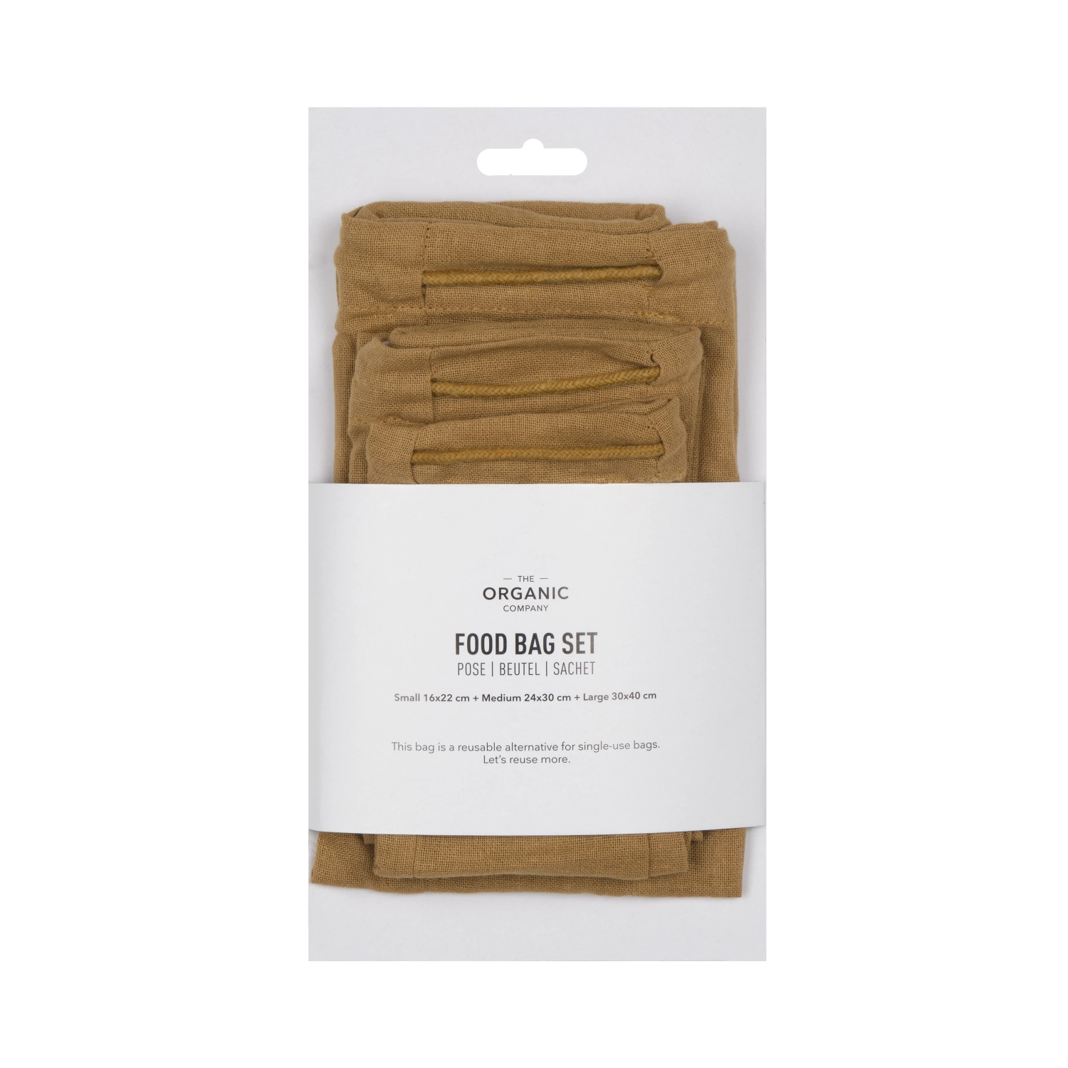 Food bag 3er Set Beutel