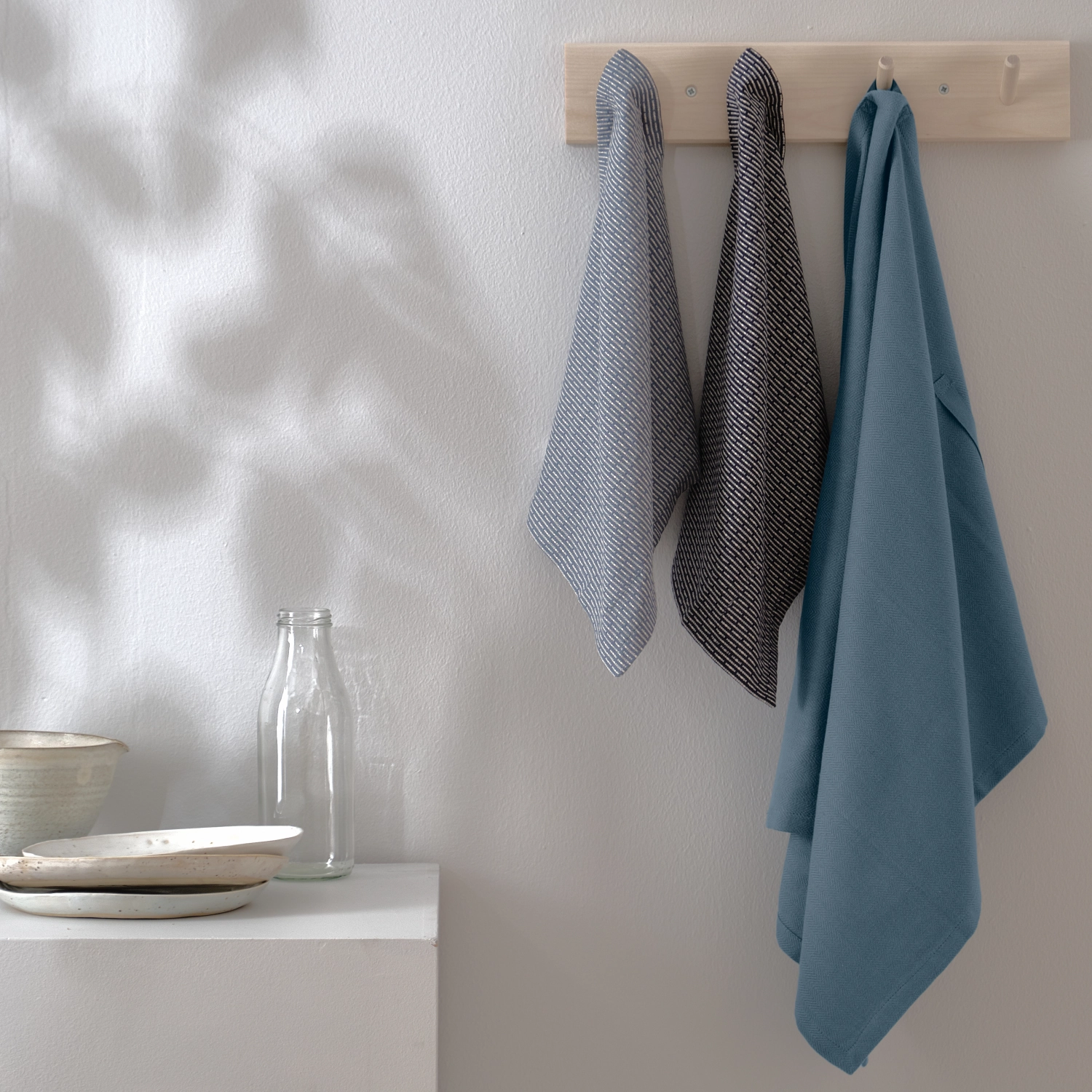 3er Set Geschirr- und Spültuch