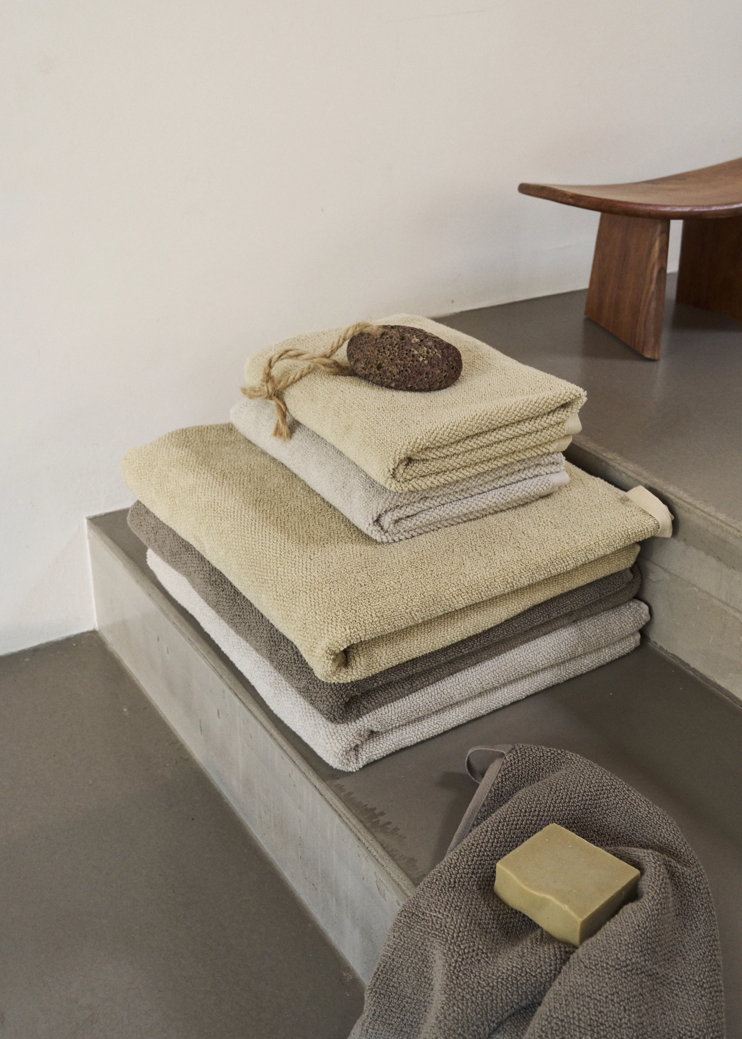 Mild Geschenkset Badetuch und Handtuch