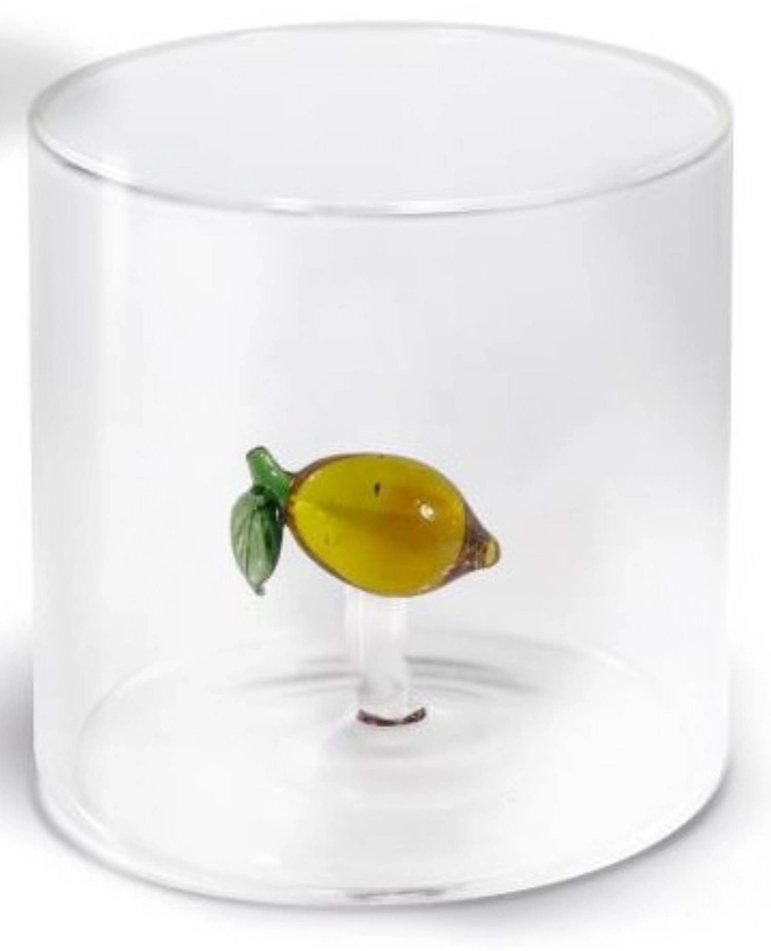 Verre en borosilicate citron vert