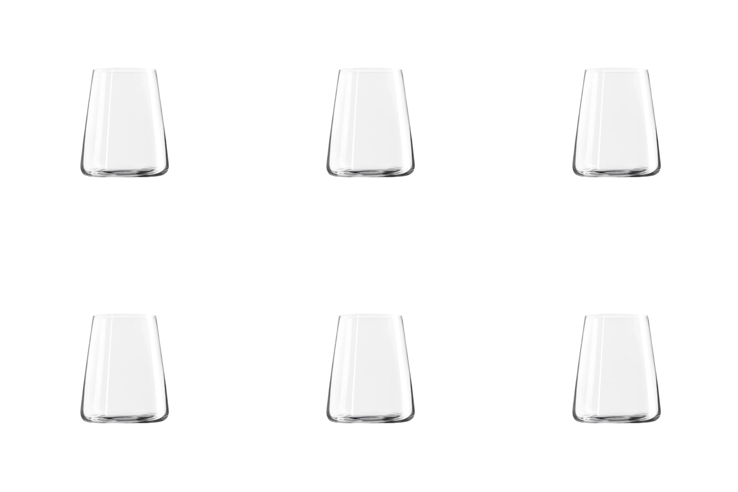 6er Set Power Rotweinbecher 515ml