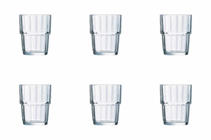 Set de 6 verres Norvege