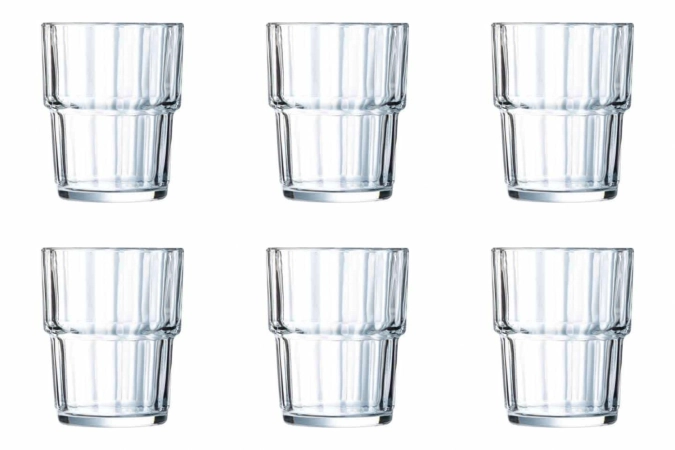 Set de 6 verres Norvege