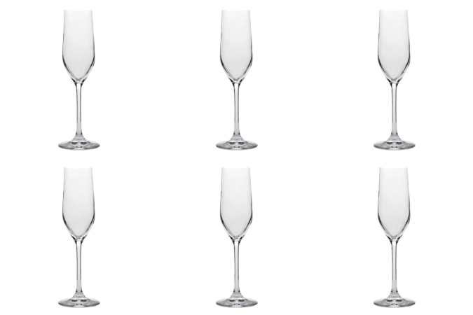 Lot de 6 coupes à champagne Grand Cuvée