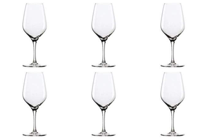 Lot de 6 verres à vin blanc/universel Exquisit 420ml
