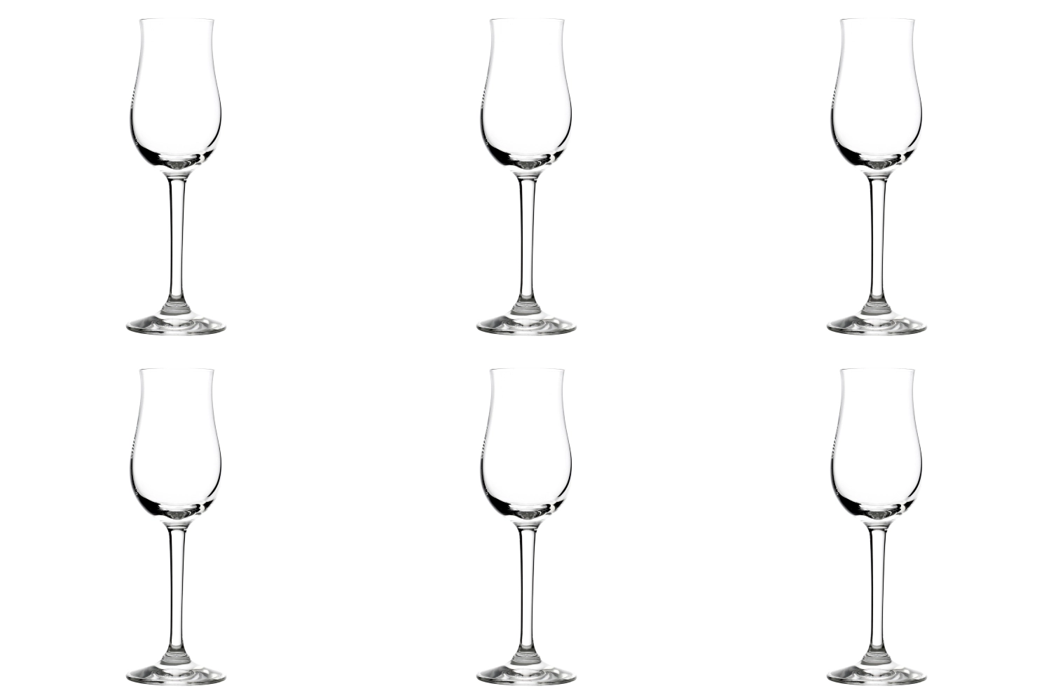 Lot de 6 Bar&Liqueur distillat 104ml 5cl calibré