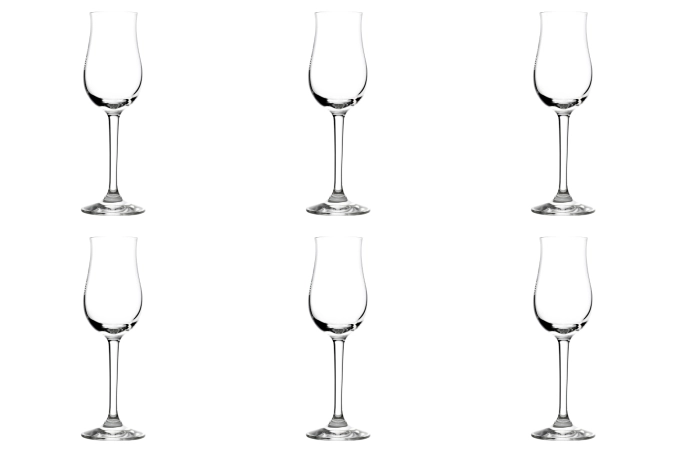 Lot de 6 Bar&Liqueur distillat 104ml 5cl calibré