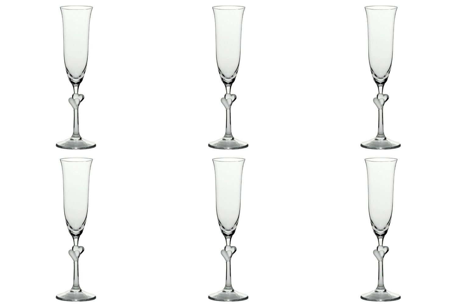 6er Set L'Amour Sektkelch 175ml