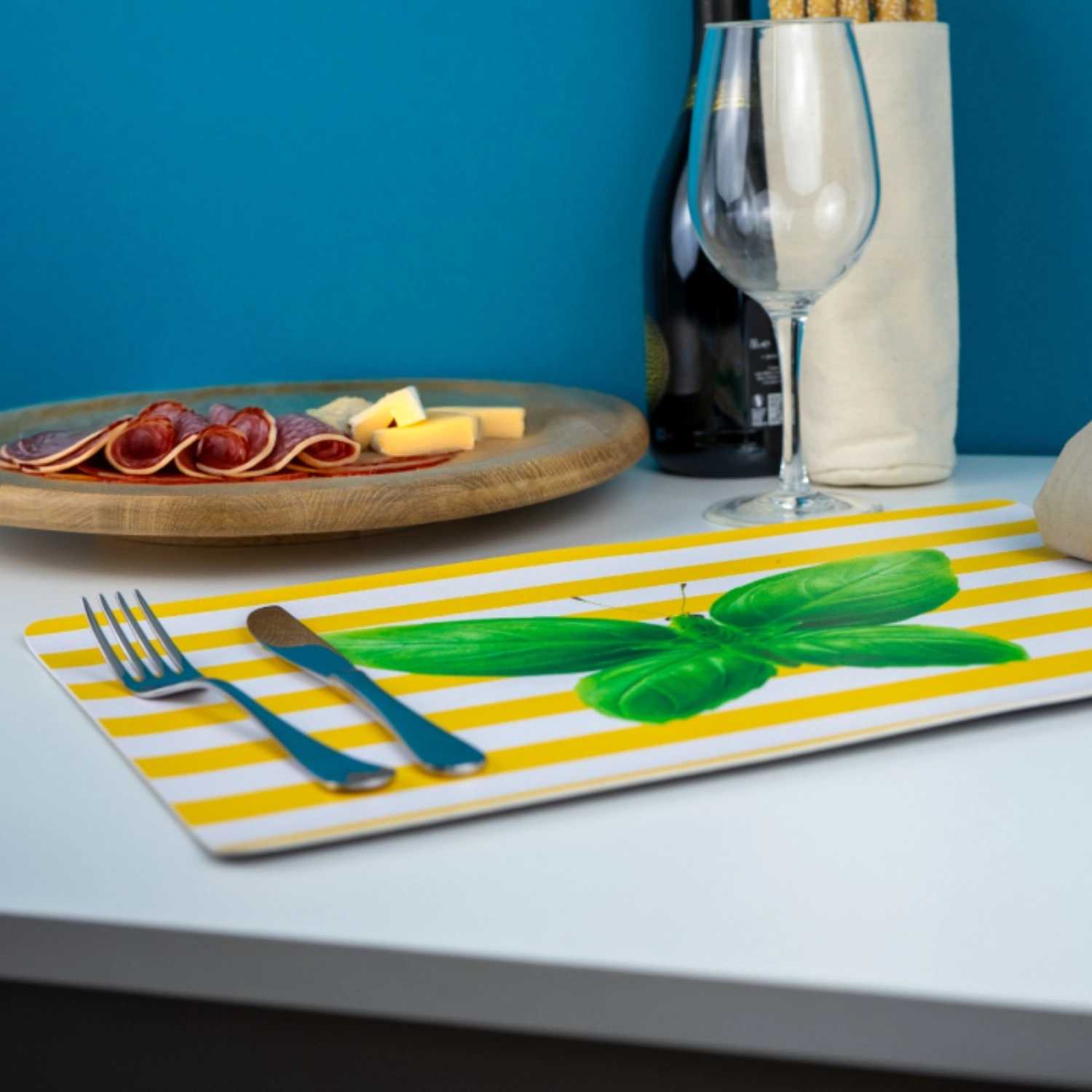 Tischset beidseitig bedruckt Schmetterling