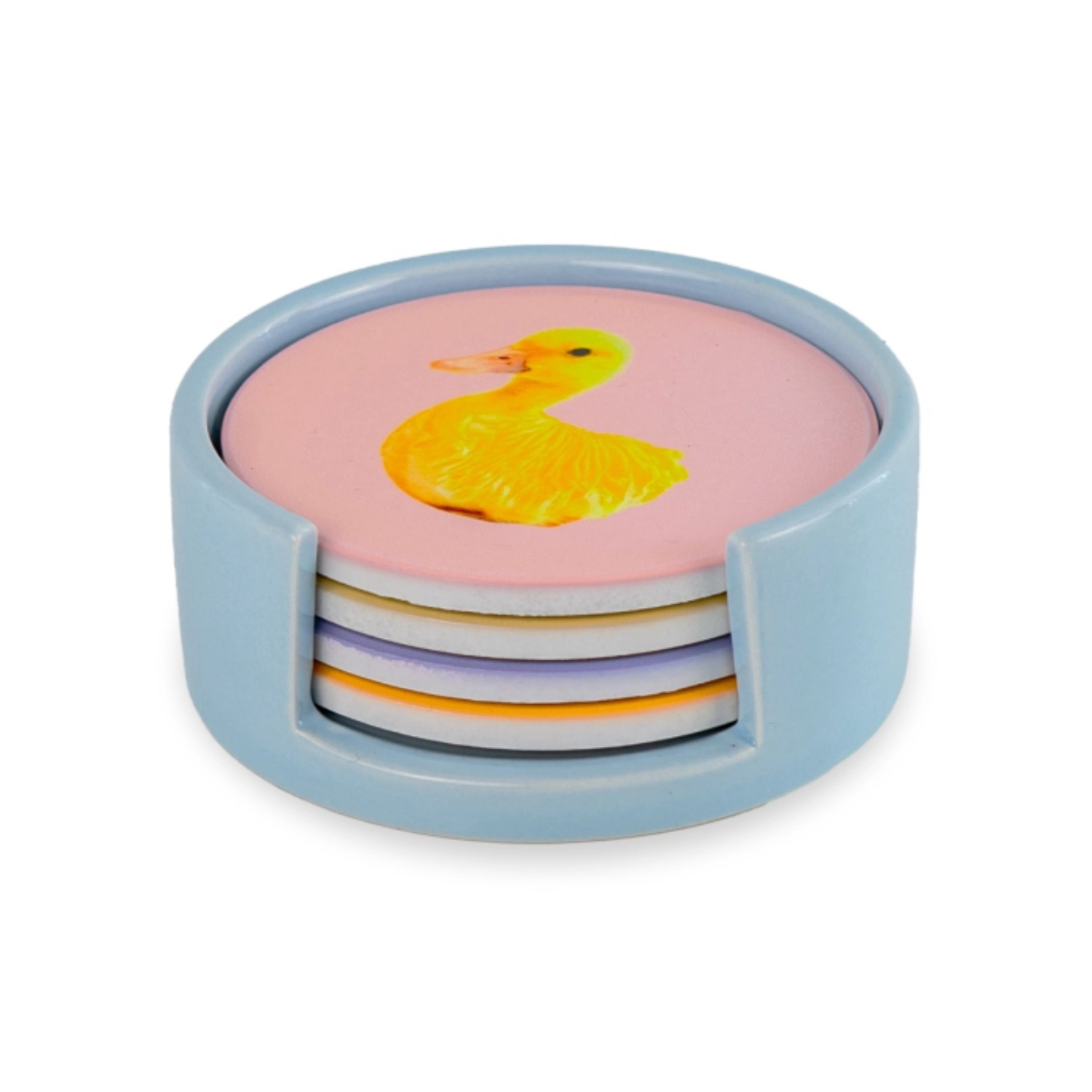 4er Set Untersetzter assortiert