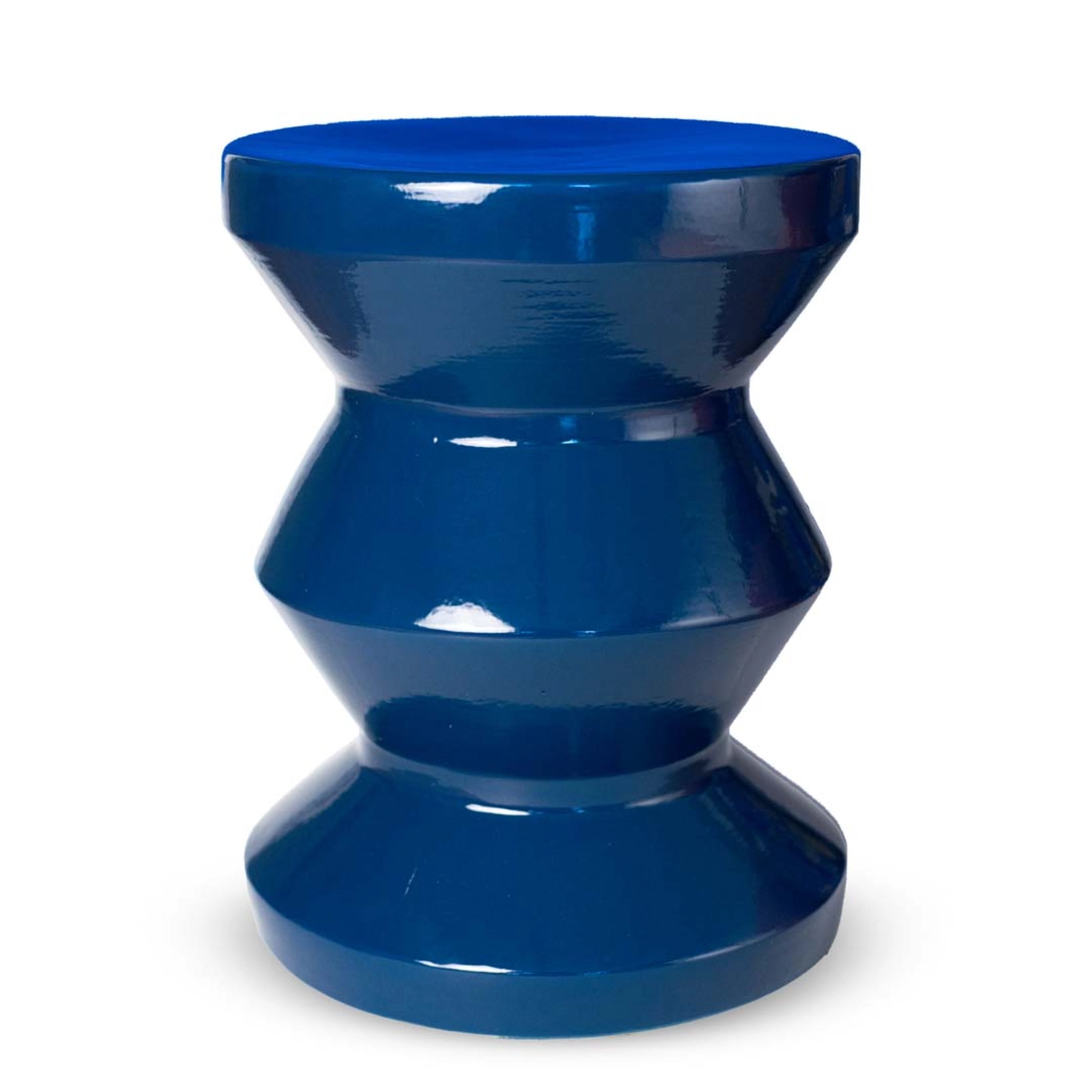 Hocker Blau Keramik