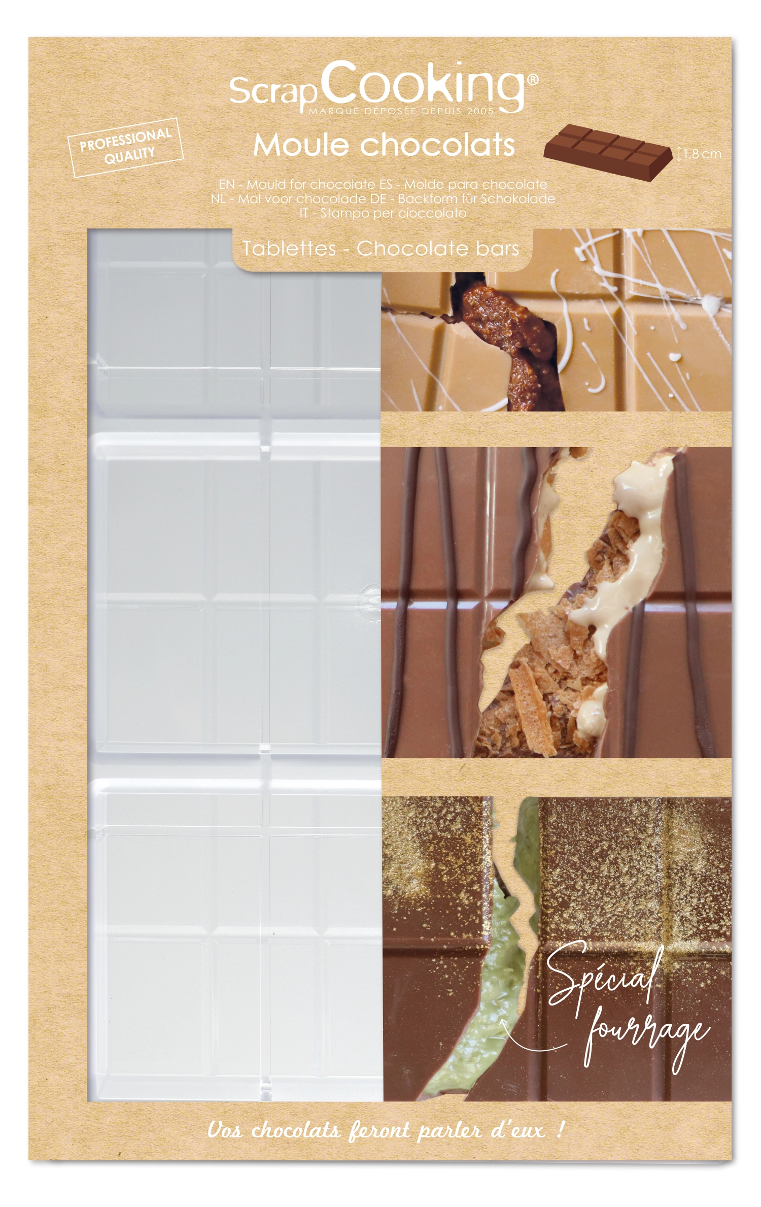 Schokoladenform Tafelschokolade