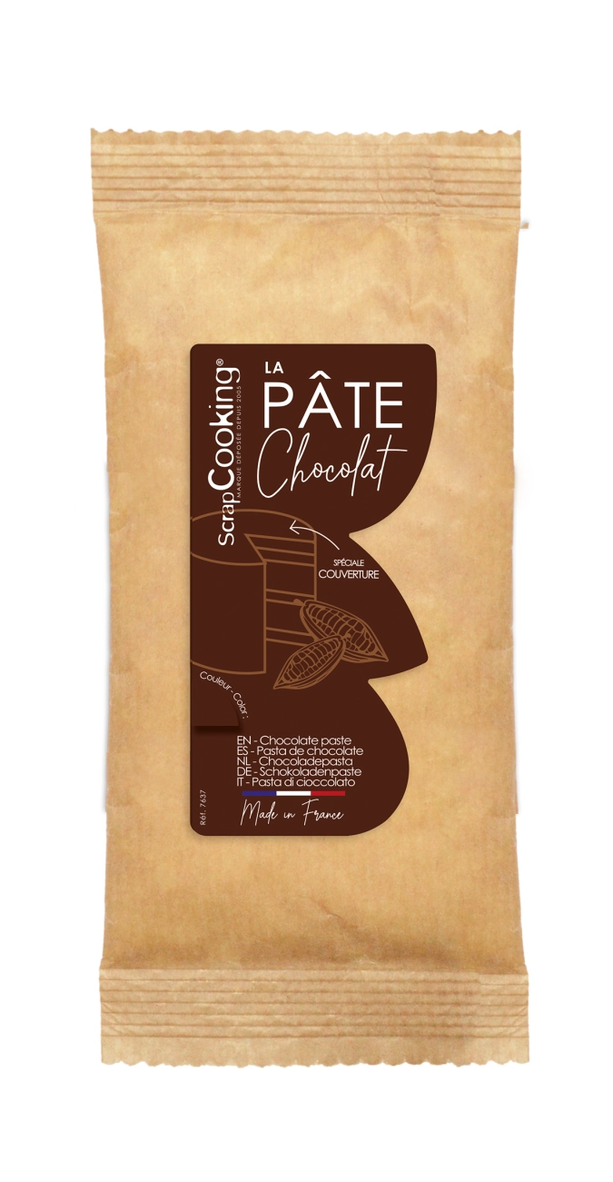 Pâte chocolat pour modelage intense