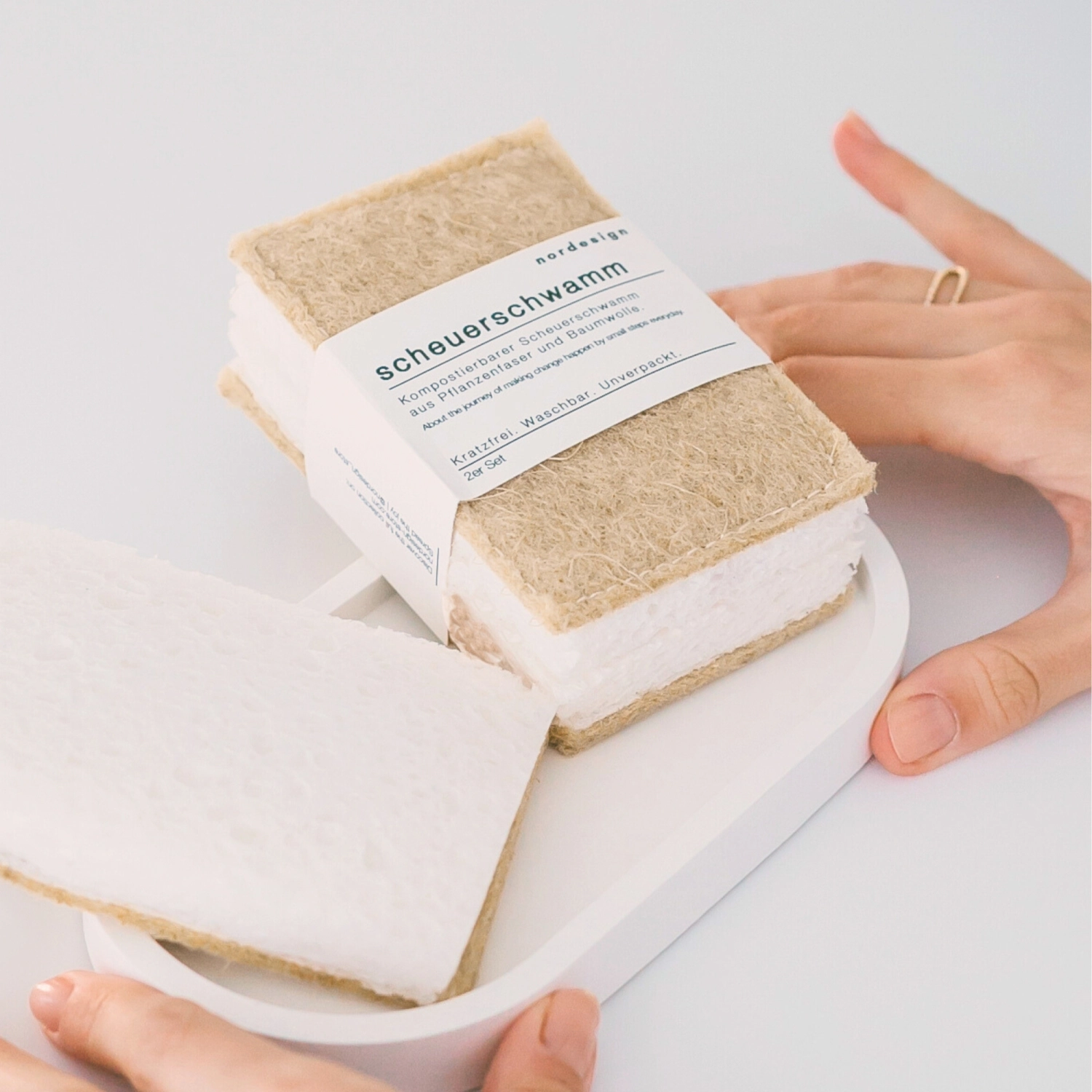 2er Set Scheuerschwamm