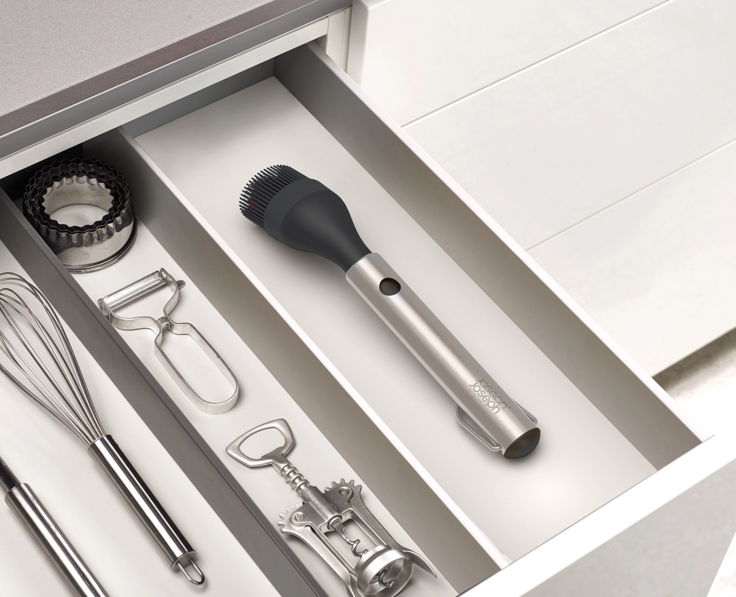 GrillOut BBQ Pinsel einziehbarer Kopf