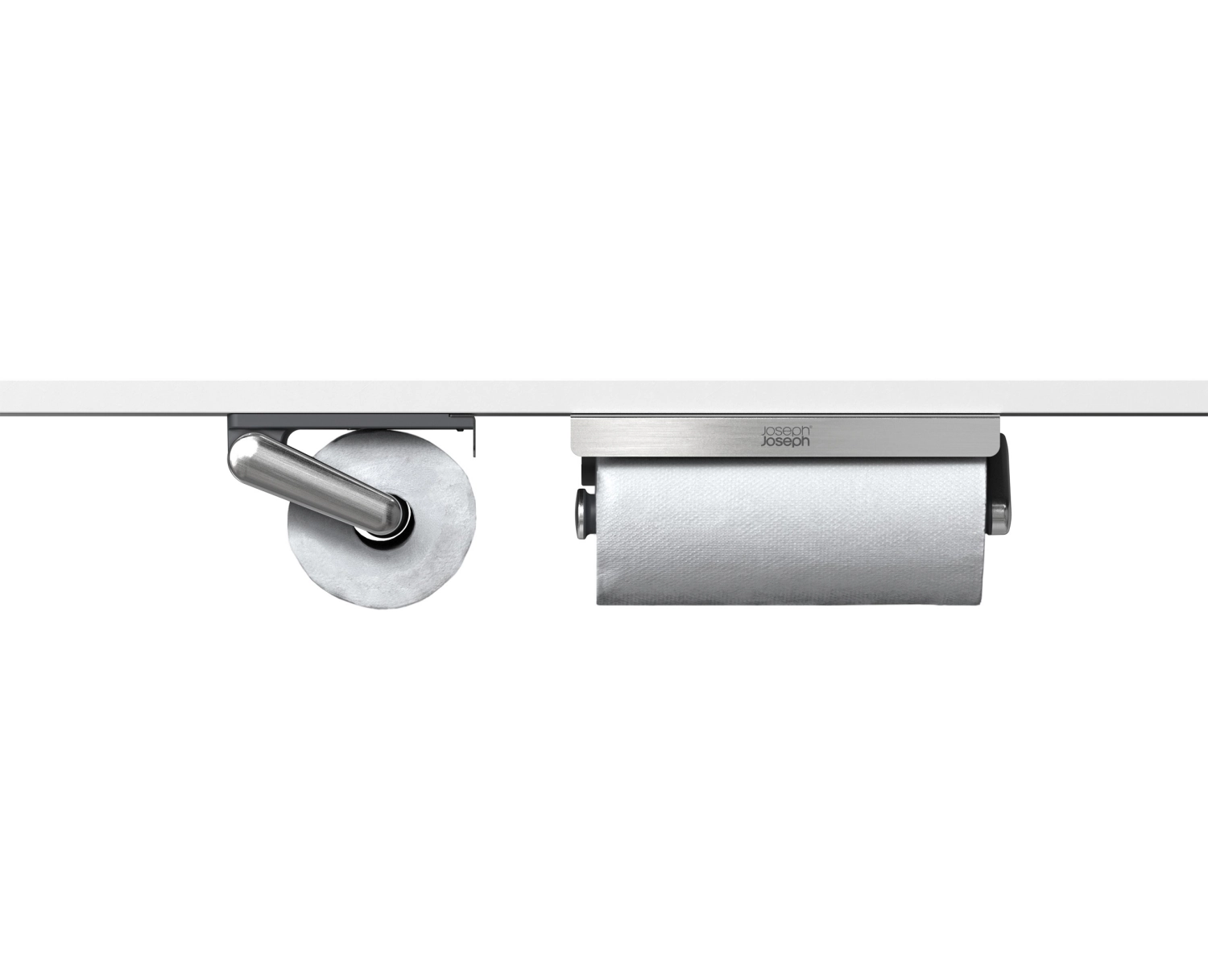 RollGrip Küchenrollenhalter für Unterablage ausziehbar