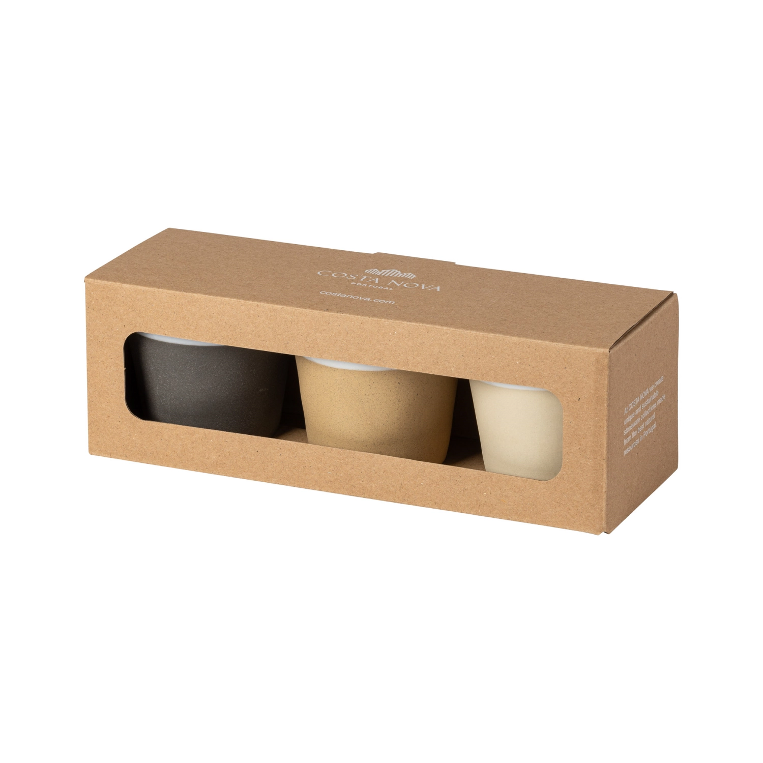 3er Set Grespresso Geschenkbox Kaffeetasse