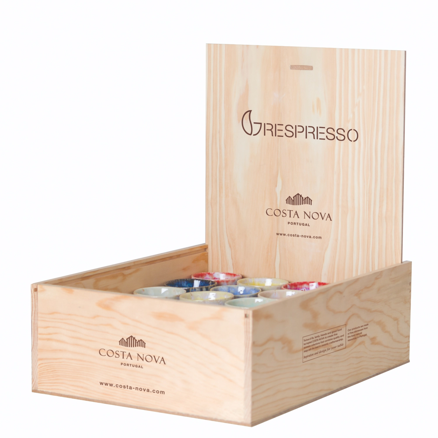 Set de 40 Grespresso boîte cadeau tasse à espresso