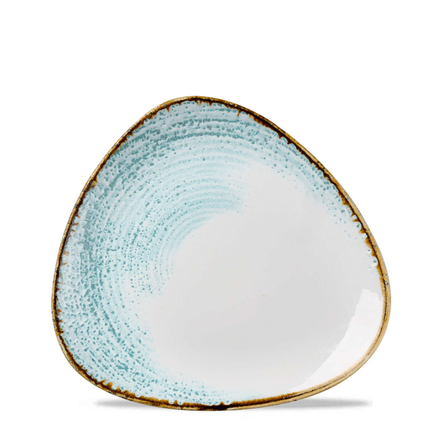 S.P. Homespun Accents Aquamarine Triangel Teller flach