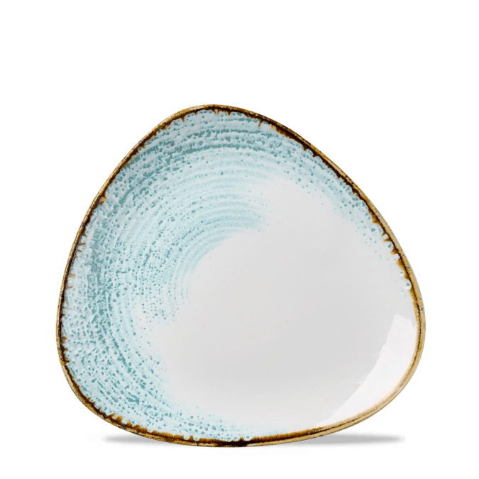 S.P. Homespun Accents Aquamarine Triangel Teller flach