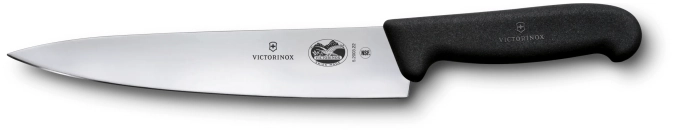 Fibrox, Kochmesser, 22cm, gerade, schwarz