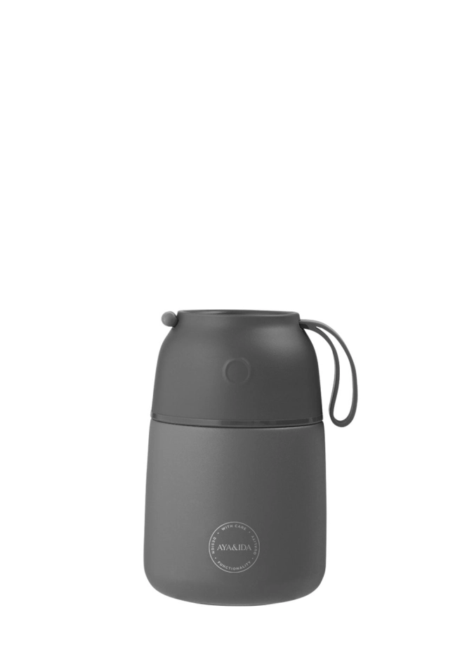 Food'ie Lunch Box 500ml Dark Grey
