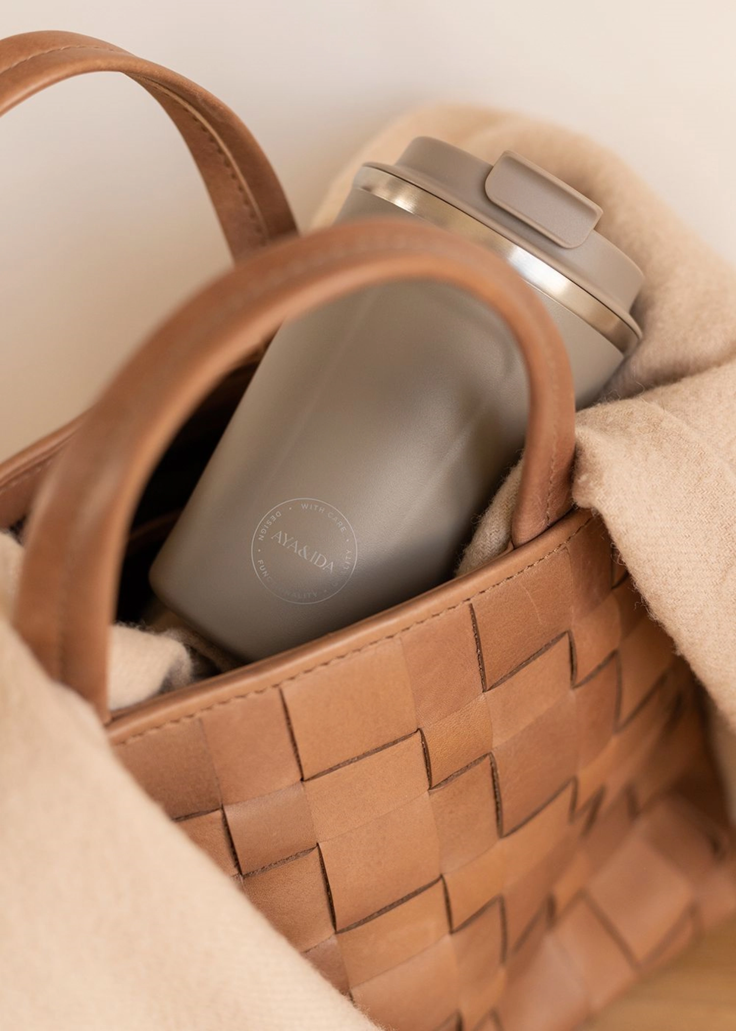 CUP2GO Becher 380ml Driftwood