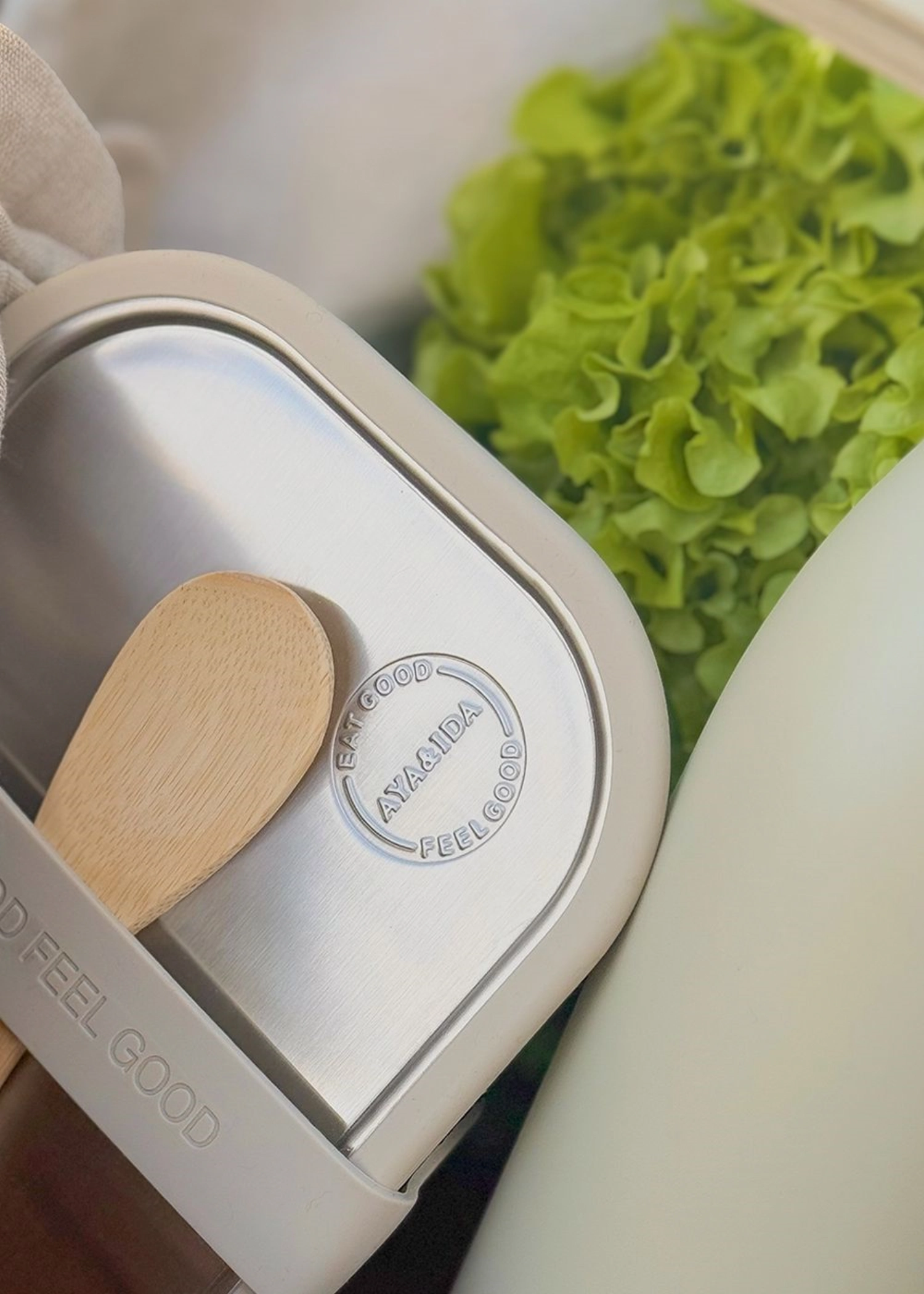 Lunch Box 1000ml Cream Beige