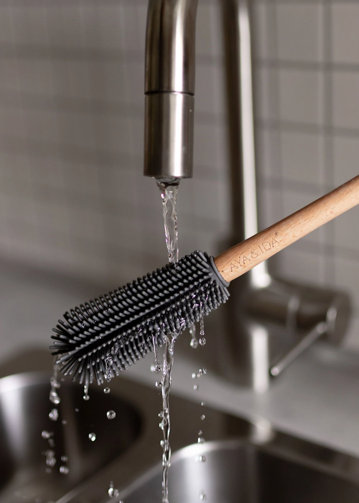 Brosse à bouteille Dark Grey