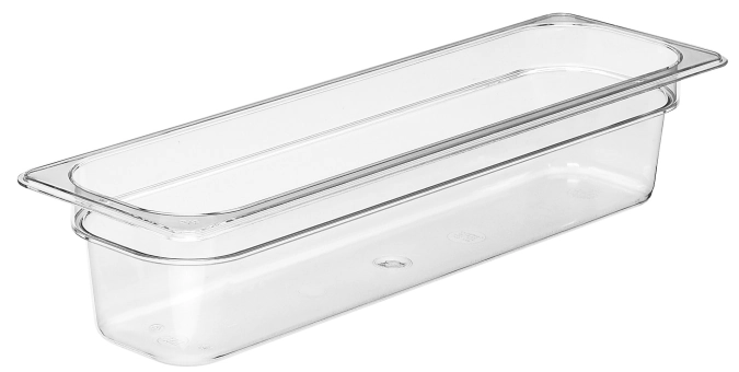 GN-Behälter GN 2/4-100mm PC Durchsichtig