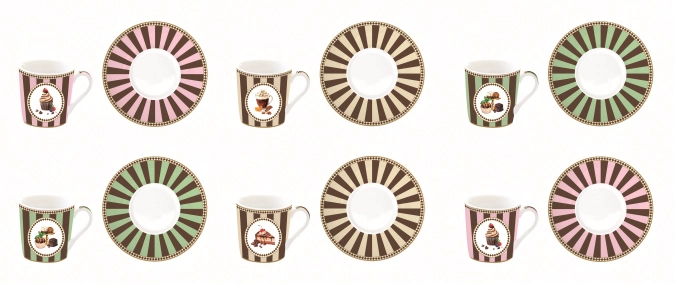 Set de 6 Sweet Moments tasses à espresso