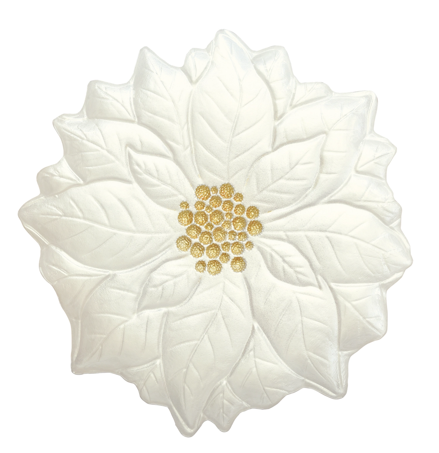Glasteller in Geschenkkarton Christrose