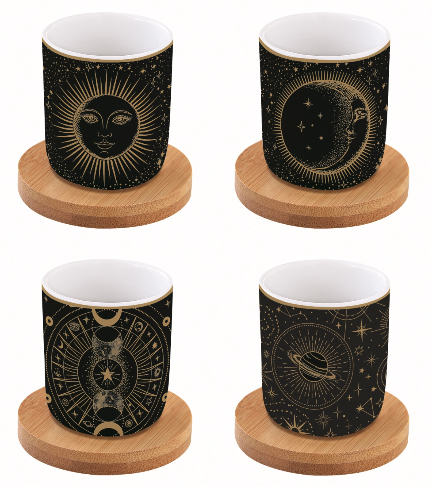 Set de 4 Celestial tasses à espresso